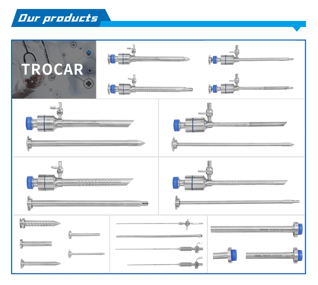 High Quality Laparoscopic Forceps Medical Surgical Hand Instruments Scissors Double Action China Manufacture